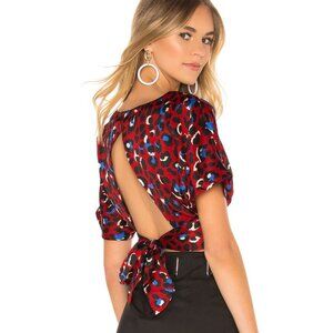 superdown camila tie back top size small